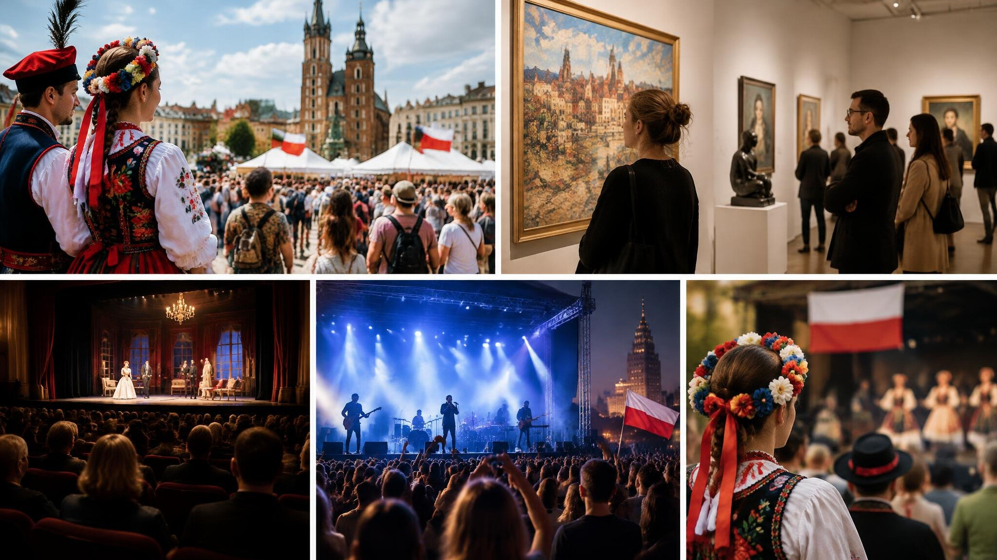 polish cultural festival crowd