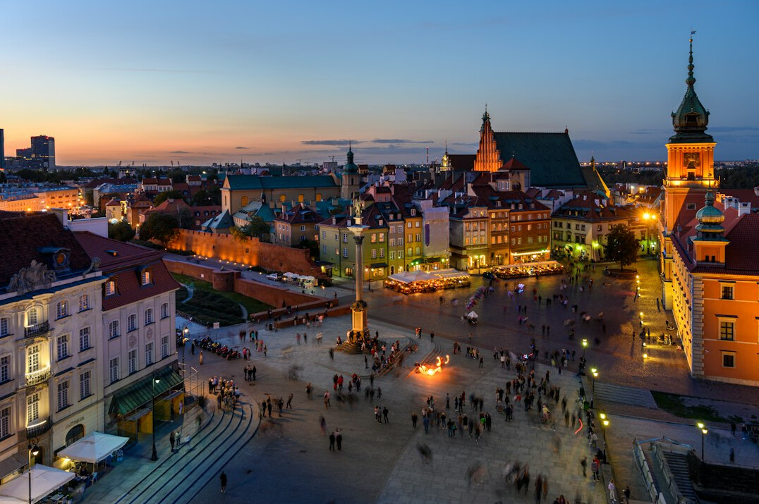 quaint polish town